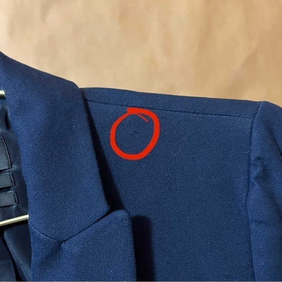 J. Crew | NWOT Parke Blazer in Bi-Stretch Cotton Classic Navy Size 2 - Picture 6 of 16